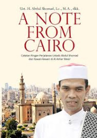 A Note From Cairo