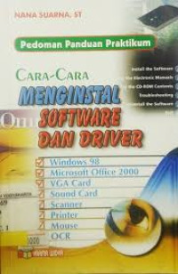 Cara-Cara Menginstal Software Dan Drive