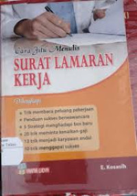 Cara Jitu Menulis Surat Lamaran Kerja