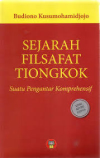 Sejarah Filsafat Tiongkok