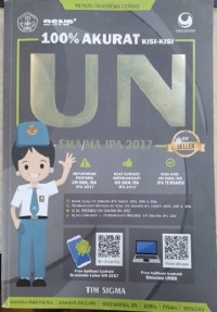 Image of 100 % Akurat Kisi-Kisi UN SMA/MA IPA 2017