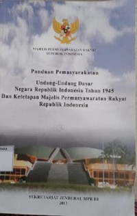 Image of Panduan Pemasyarakatan