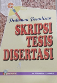 Image of Pedoman Skripsi Tesis Disertasi