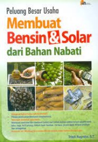 Image of Peluang Besar Usaha Membuat Bensin & Solar dari Bahan Nabati