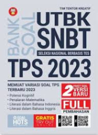 Image of UTBK SNBT Seleksi Nasional Berdasarkan Tes TPS 2023